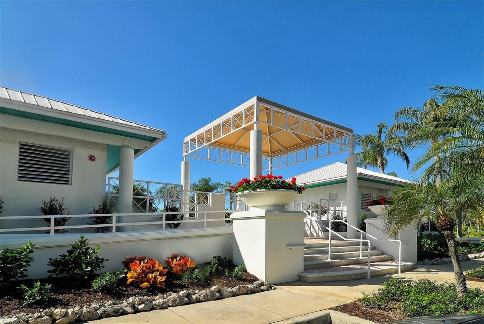 Community  Pool Entrance
