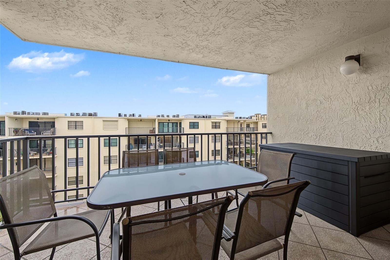 Enjoy beautiful views of the Waterfront & the Pool below!