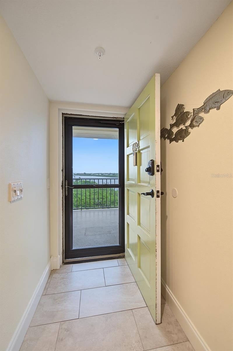 Foyer inside the unit entry