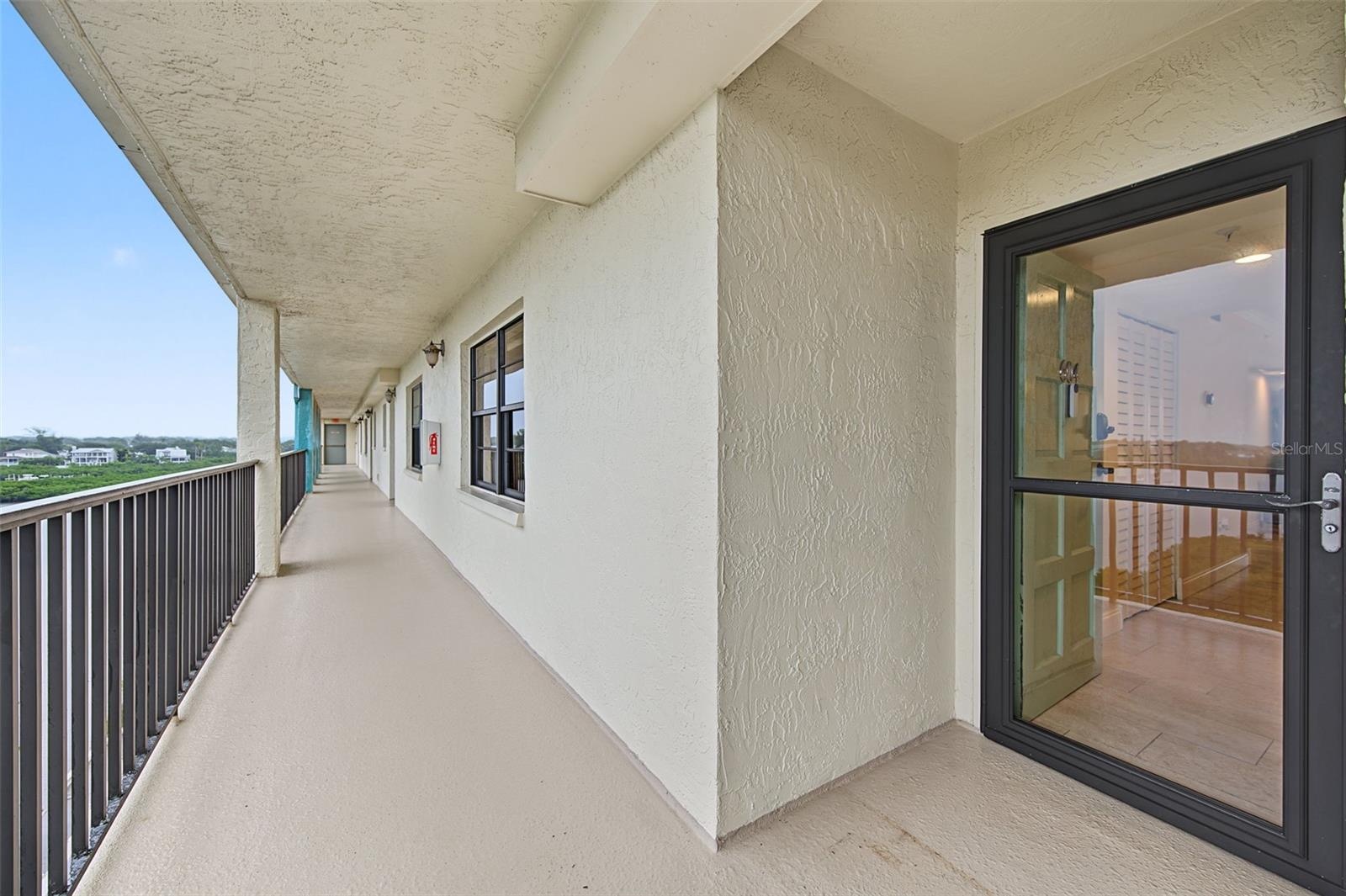 Top Floor Entry to the Unit.