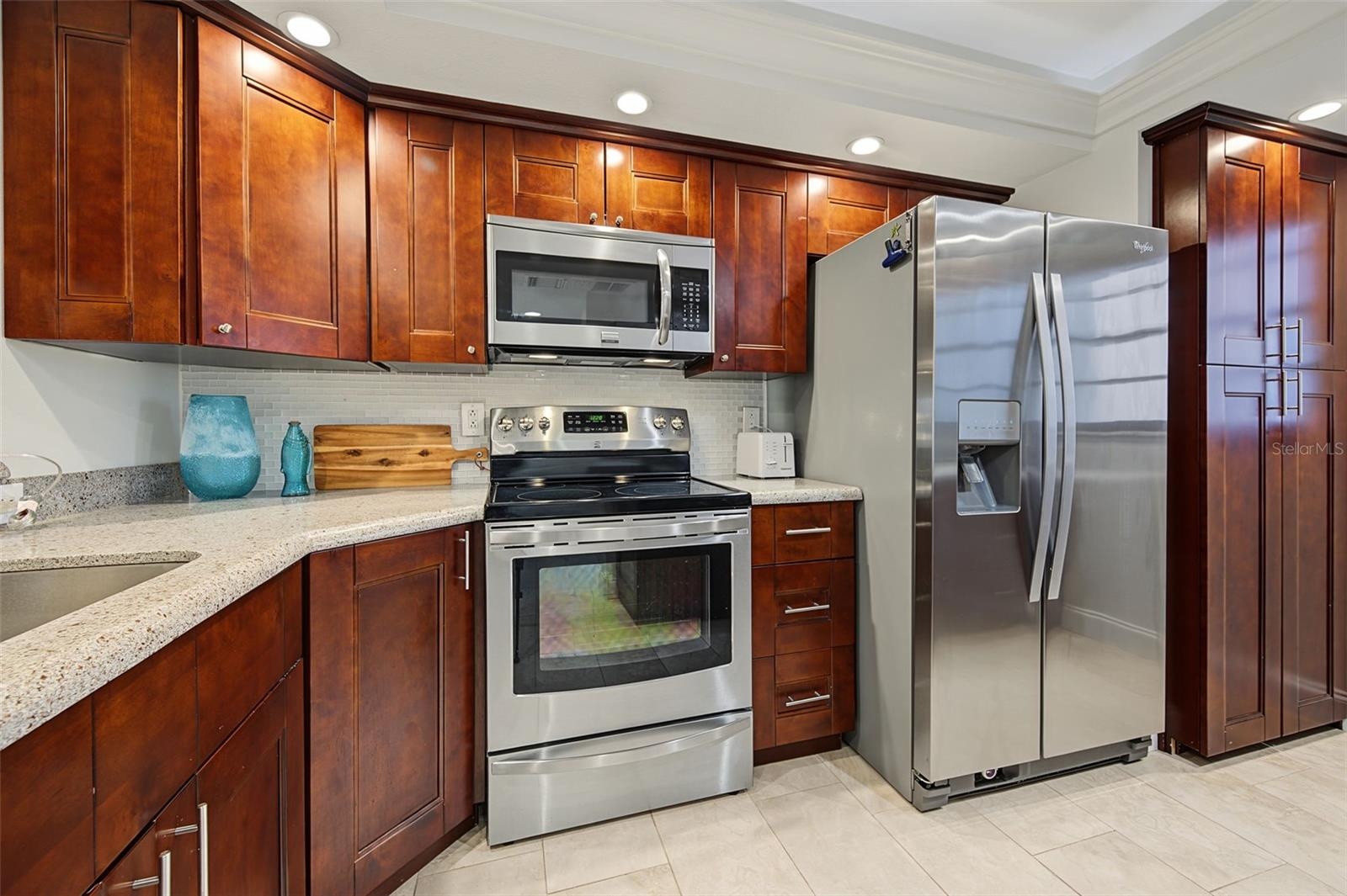 Updated, ultra chic Kitchen with SS Appliances