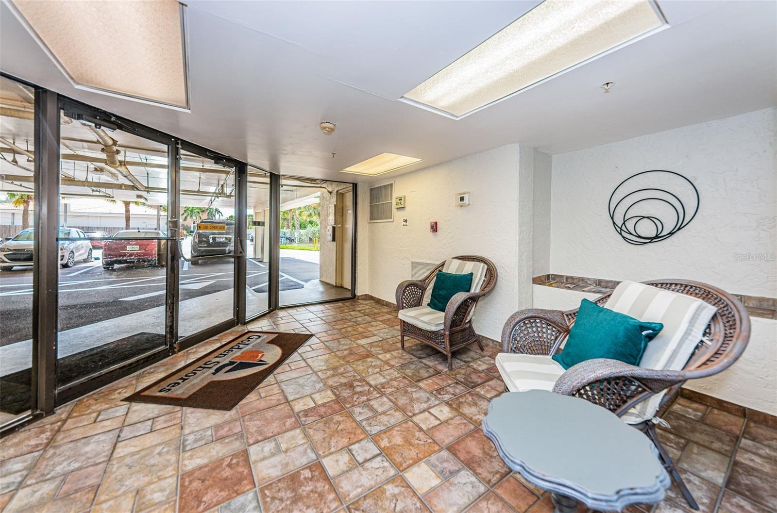 Lobby off the entry