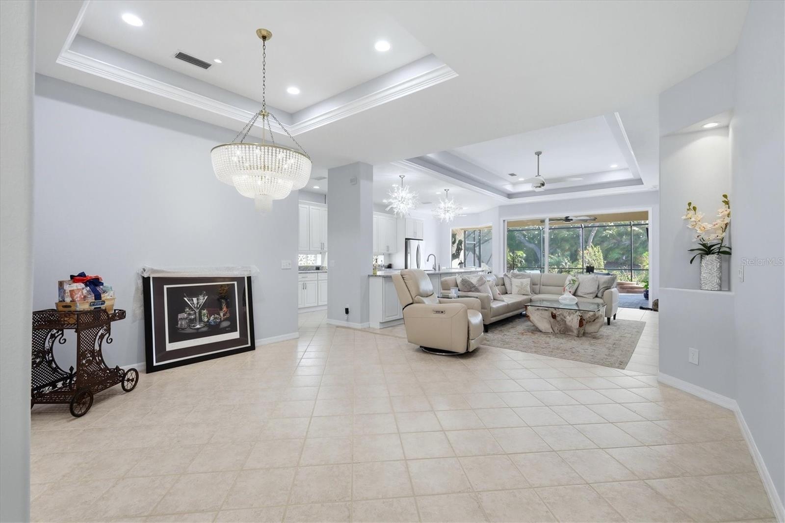 From Foyer looking into Dining Room/Family Room