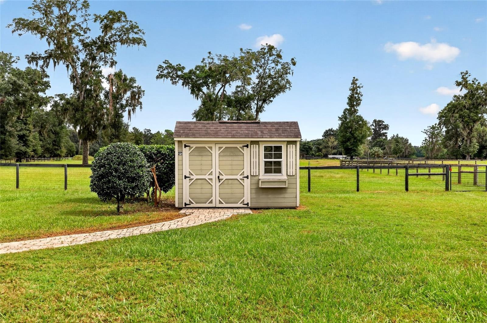 Pool Shed with Equipment