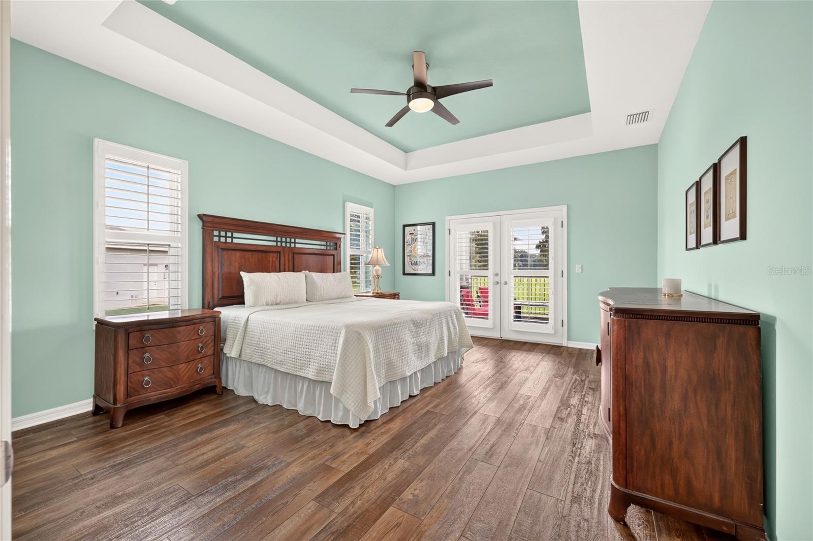 Primary Suite with Dual Walk-in Closets.