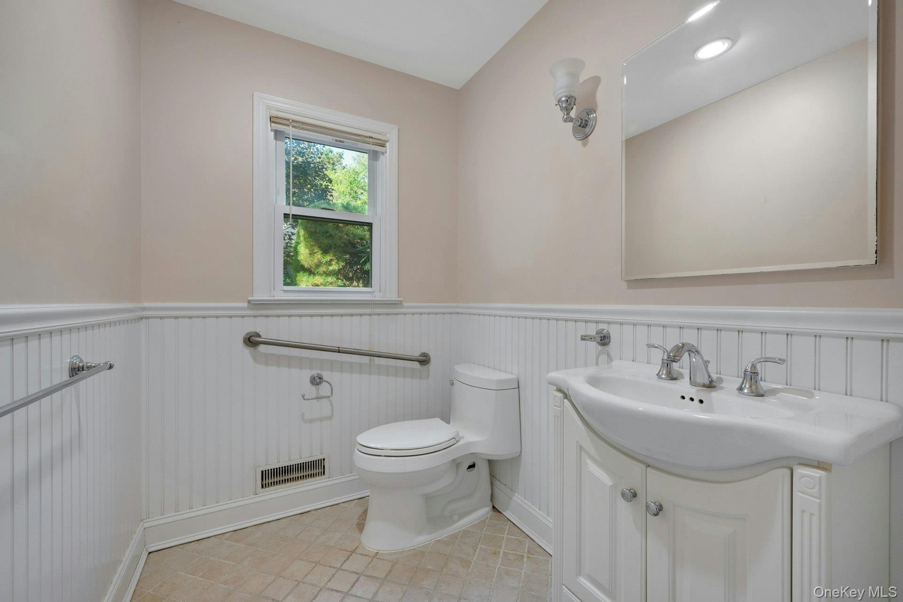 Updated Powder Room on main floor