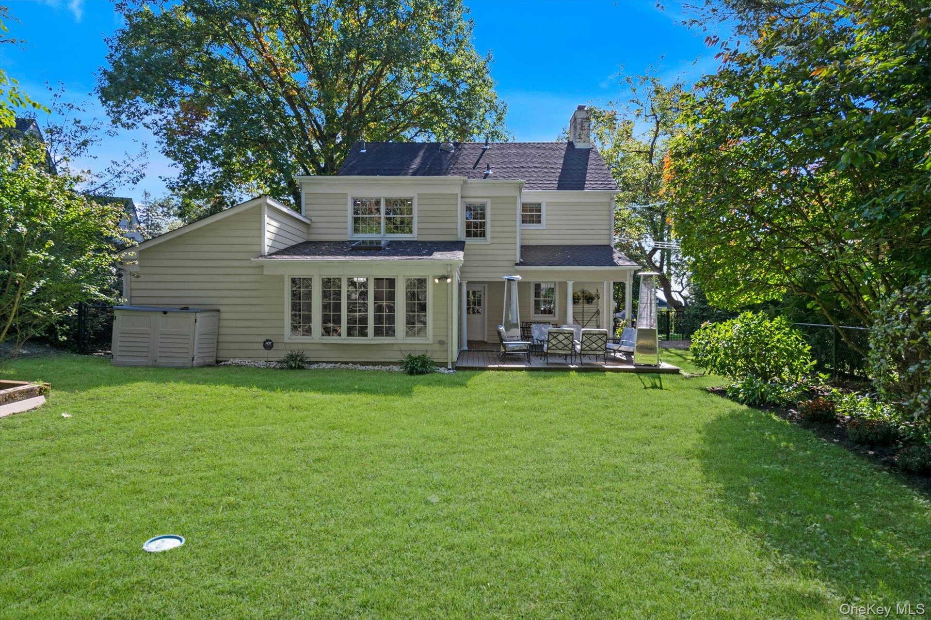 Back of house and yard