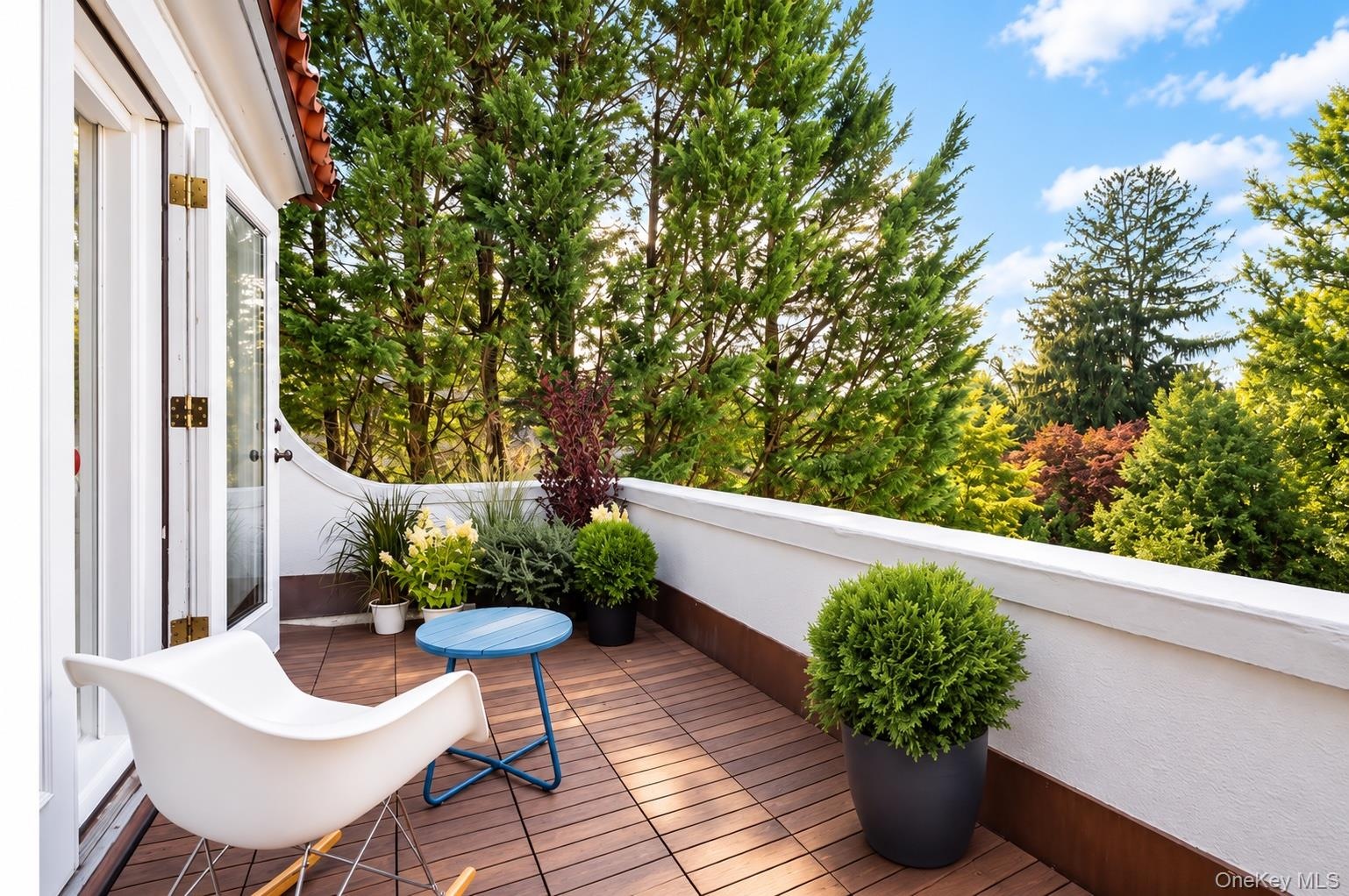 Patio off bedroom