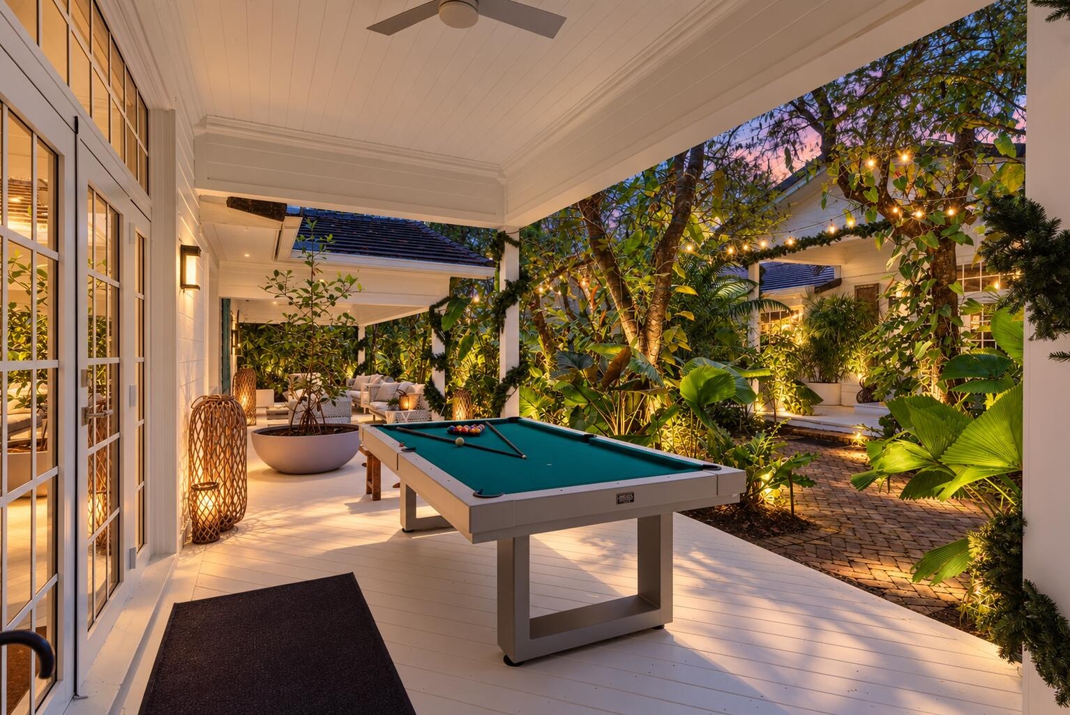 OUTDOOR BILLIARD AREA