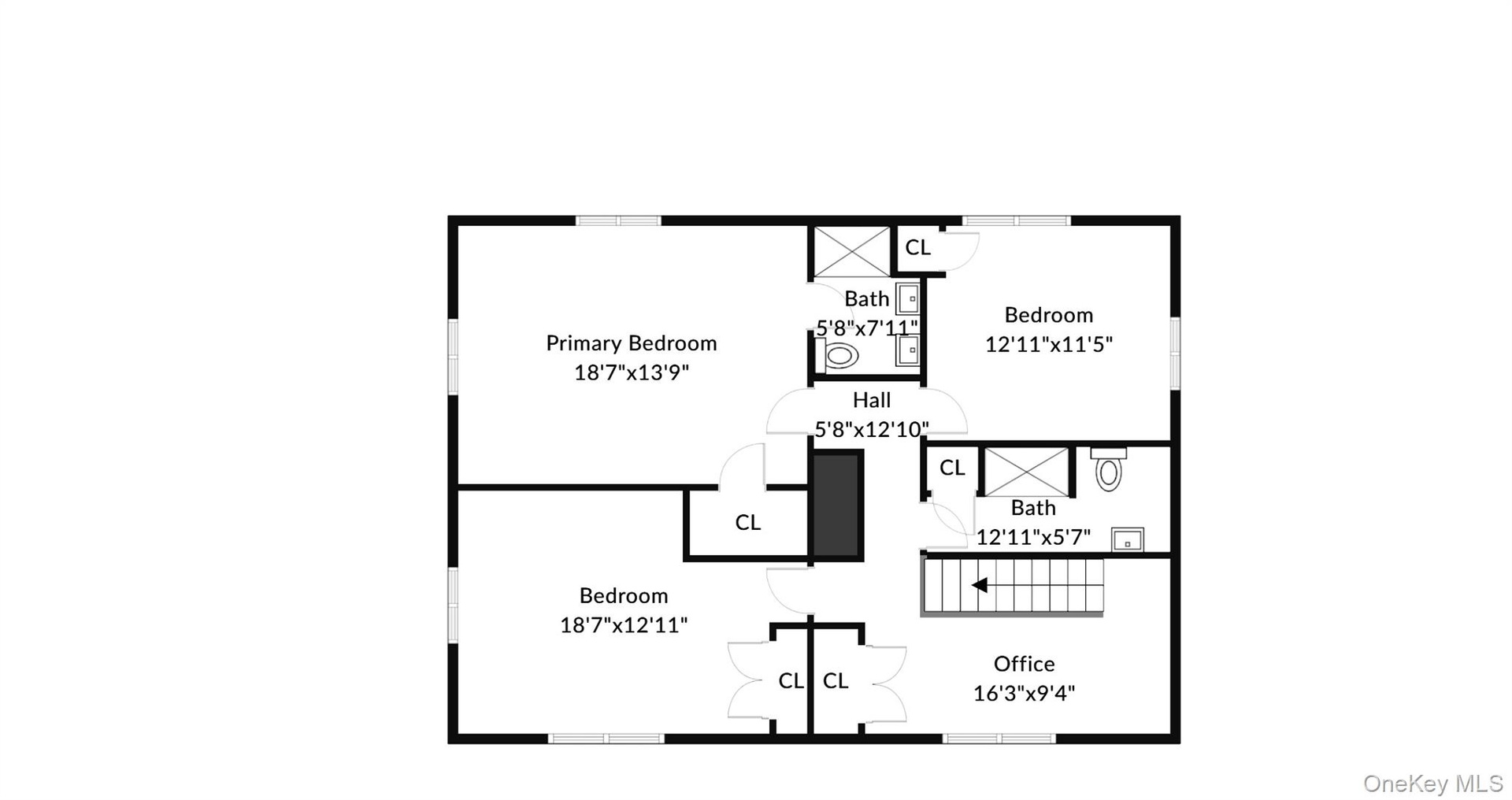 Second Floor 1099 sf
