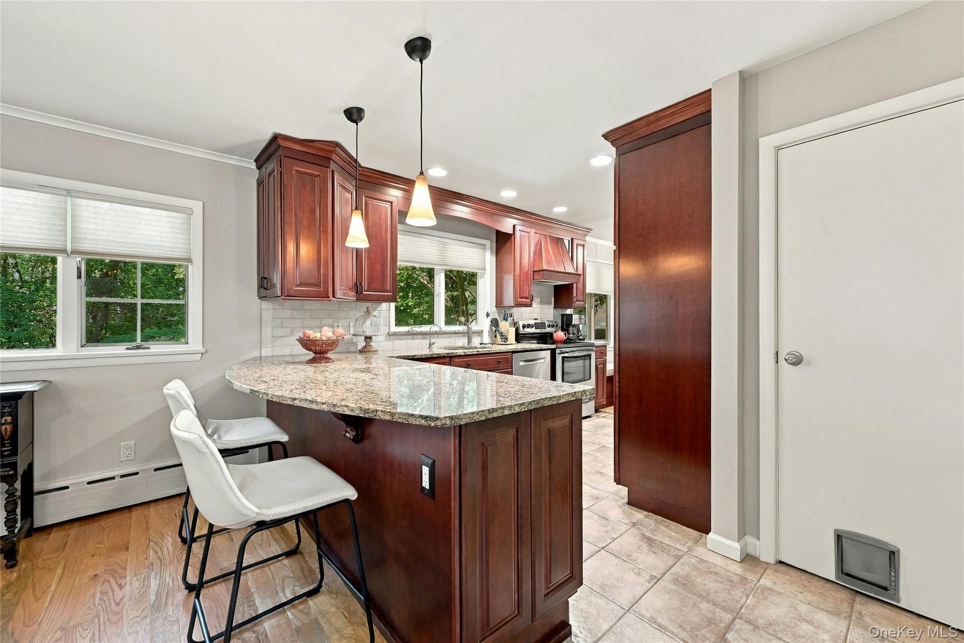 Granite Countertops and recessed lighting