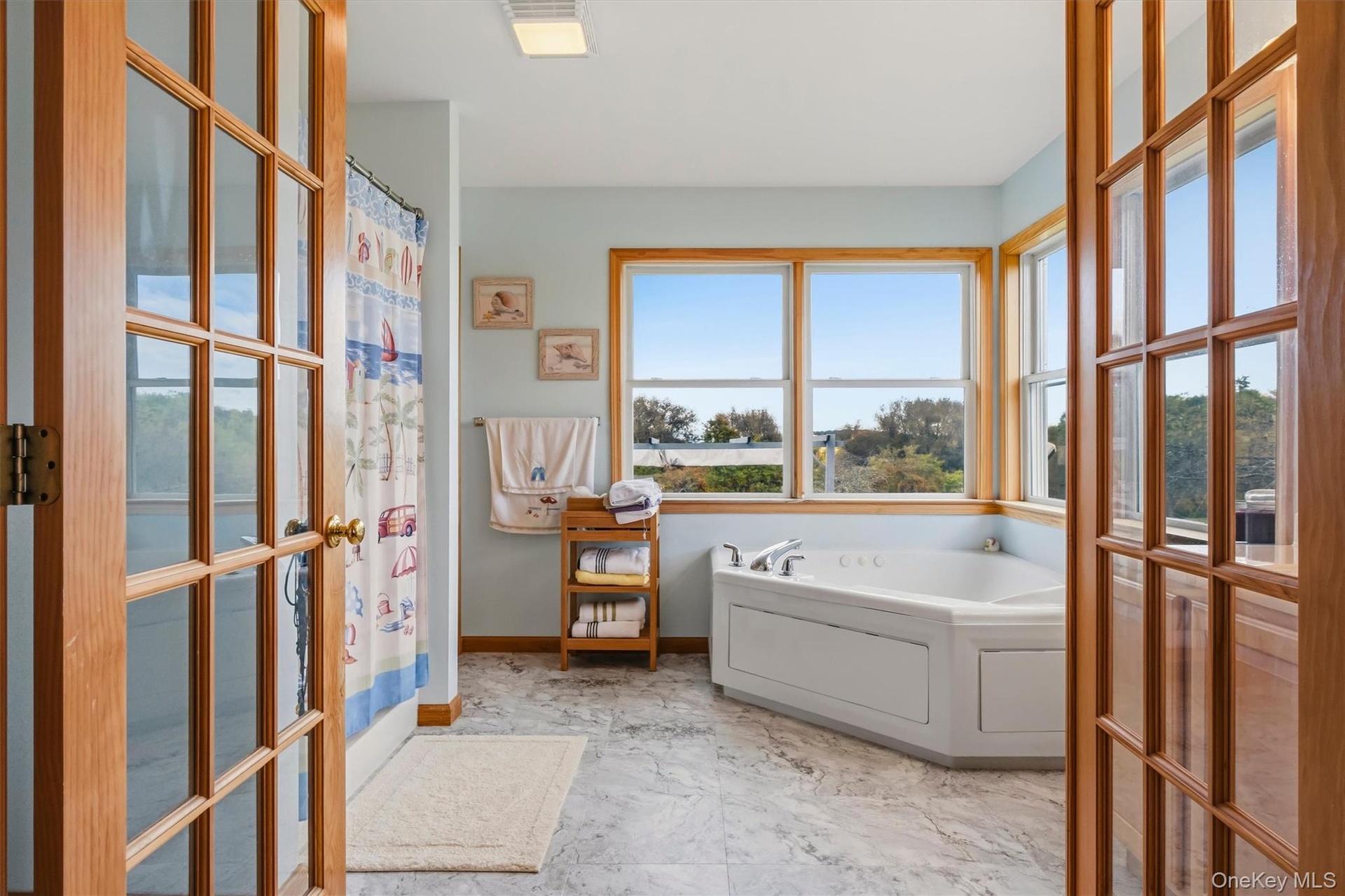 French Doors to Primary Bath