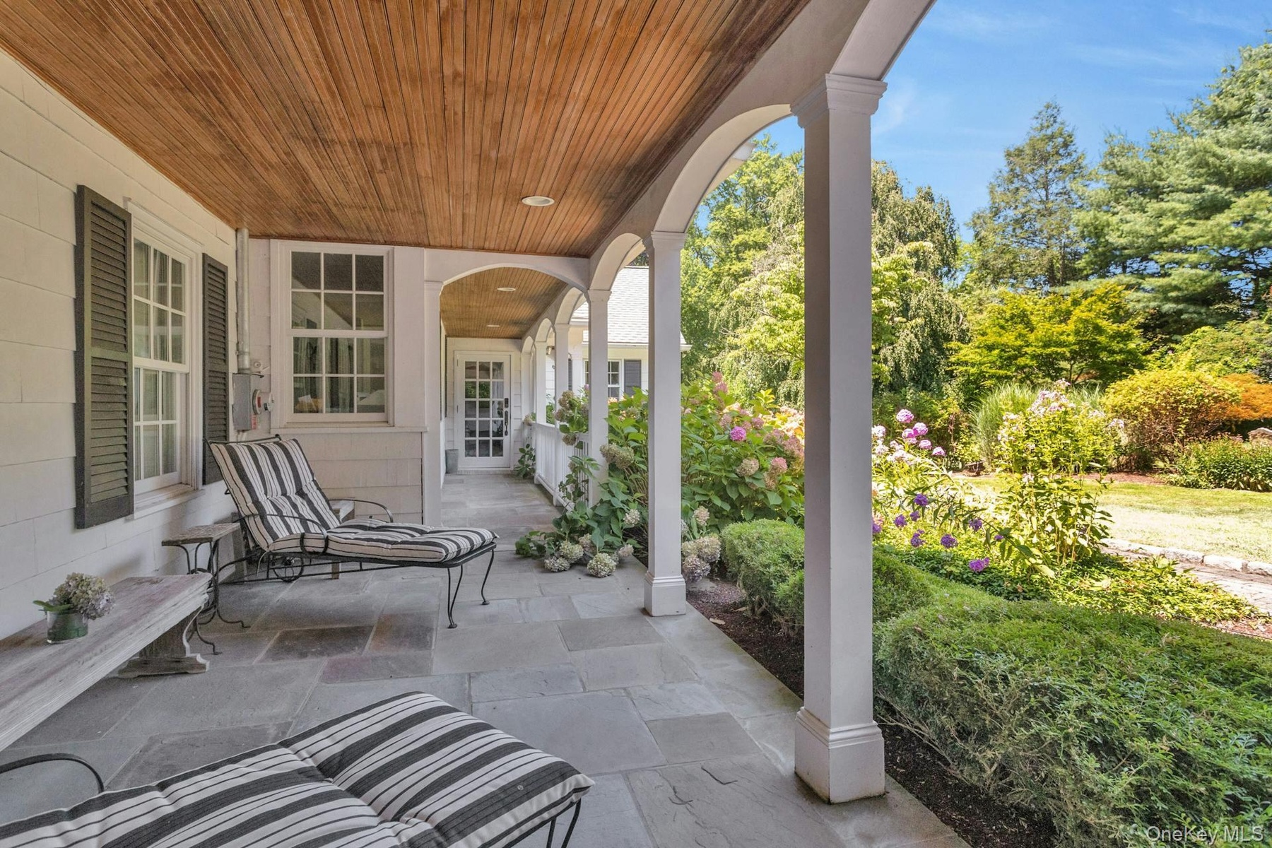 Covered front porch