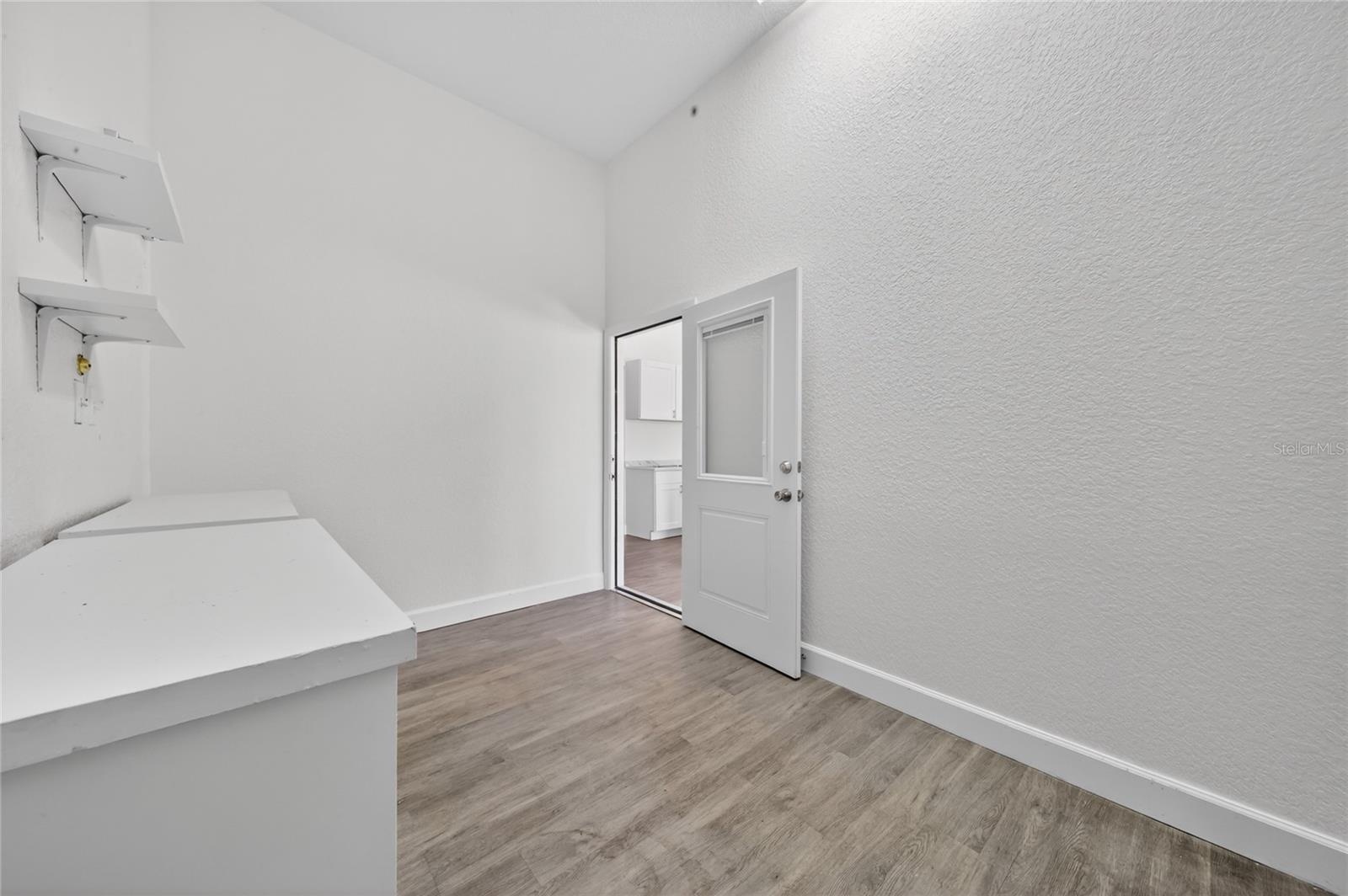 Office #1 facing exit door.