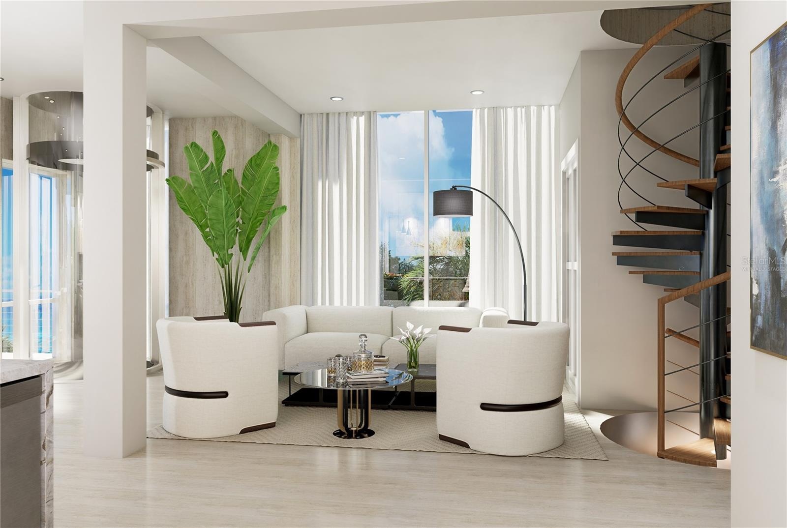 Living Room- Virtually Staged