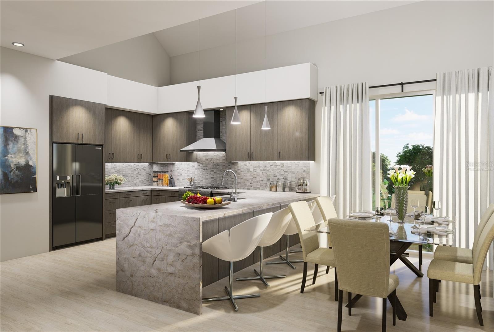 Kitchen - Level 2- Virtually Staged