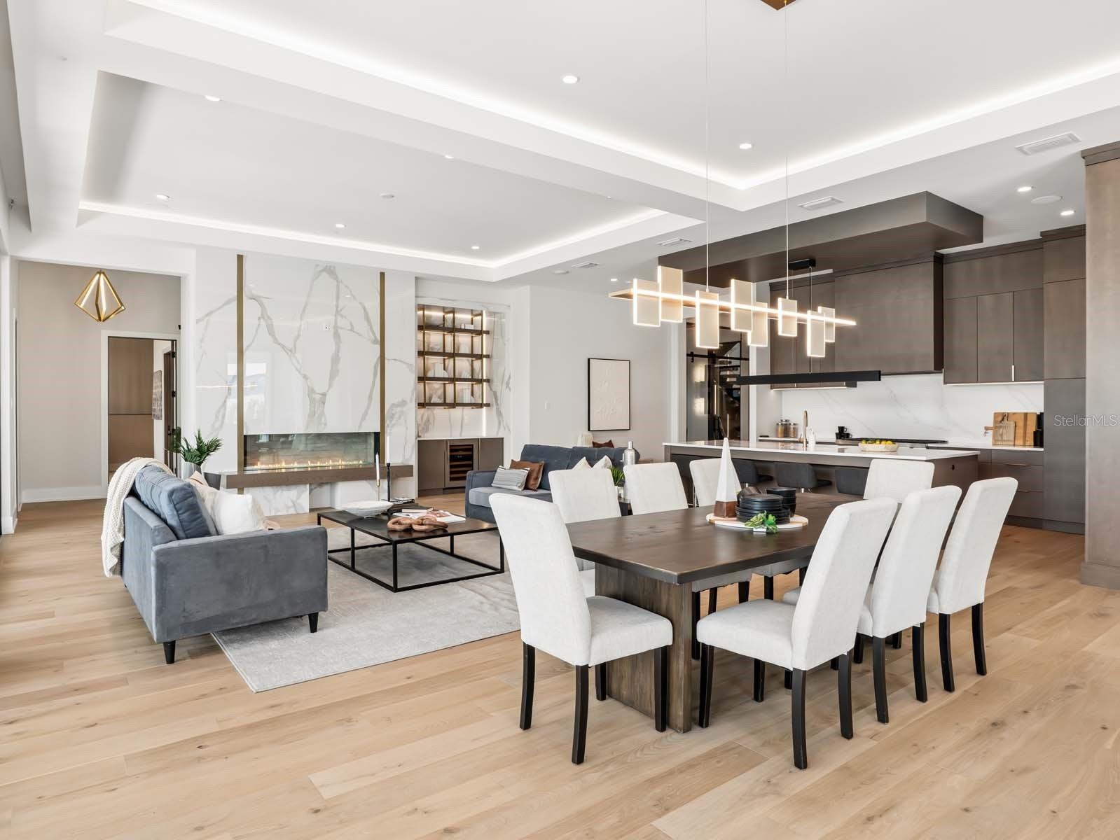 Dining Room & Living Room