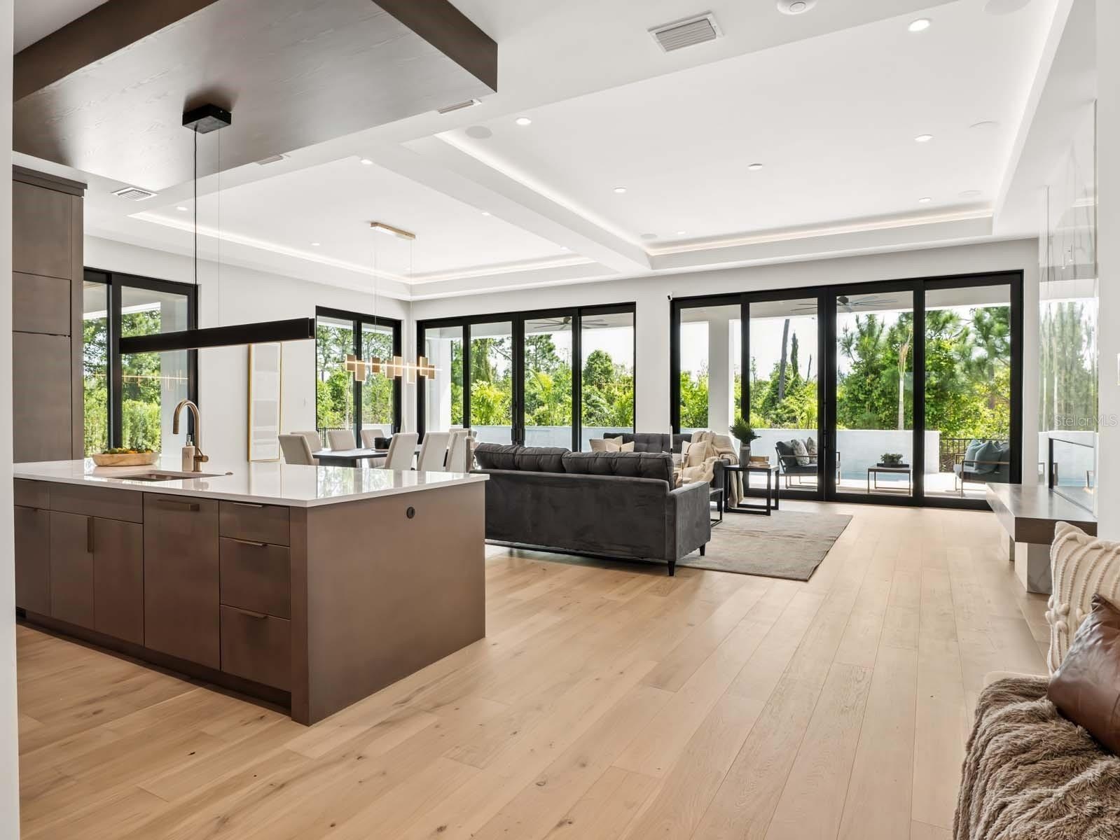 Kitchen & Living Room