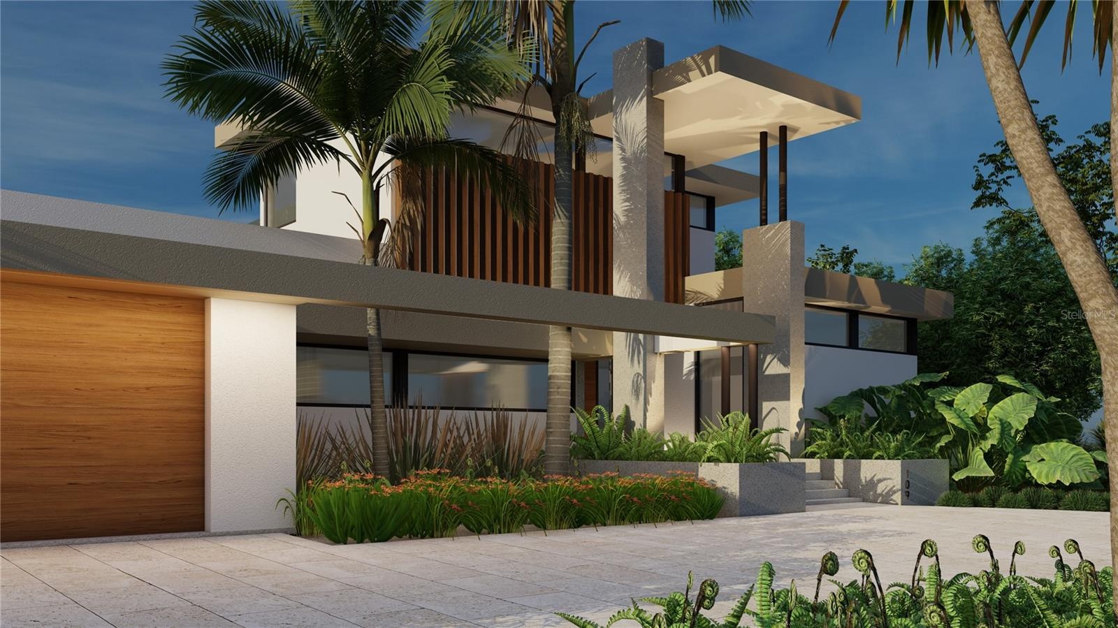 109 Warbler on Bird Key, FL 34236 is a stunning residence envisioned by Daniel Lear Studio with landscape design by Tim Borden. The design focuses on 