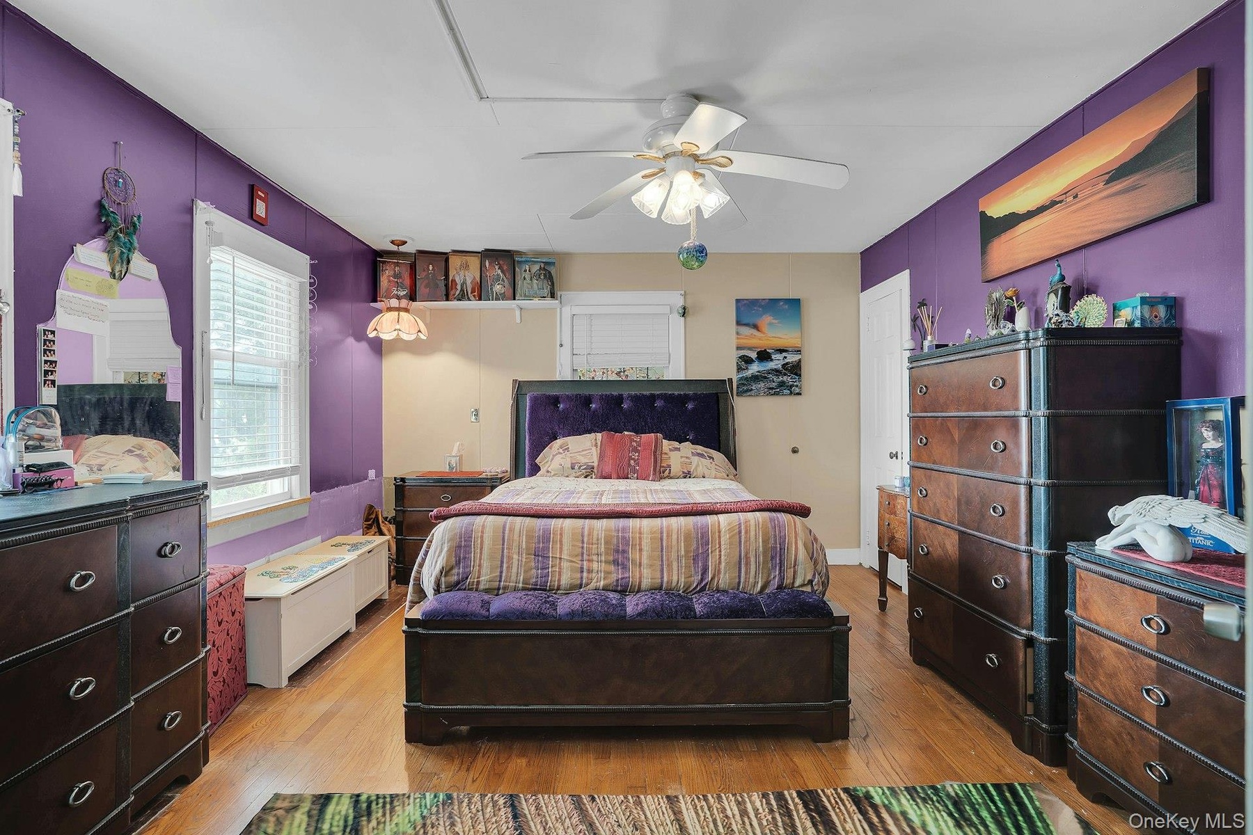 First Floor Bedroom, Hardwood Flooring.