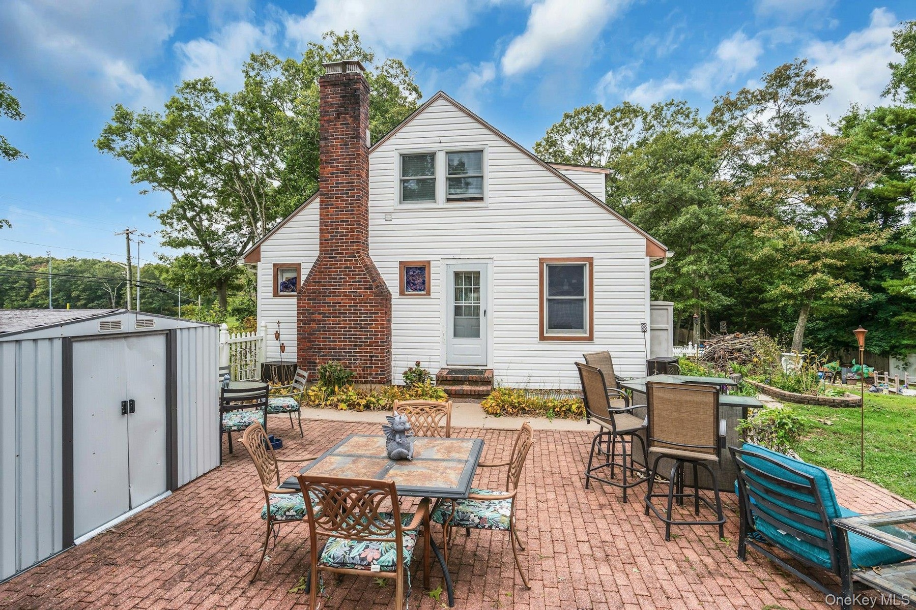 Patio with Shed