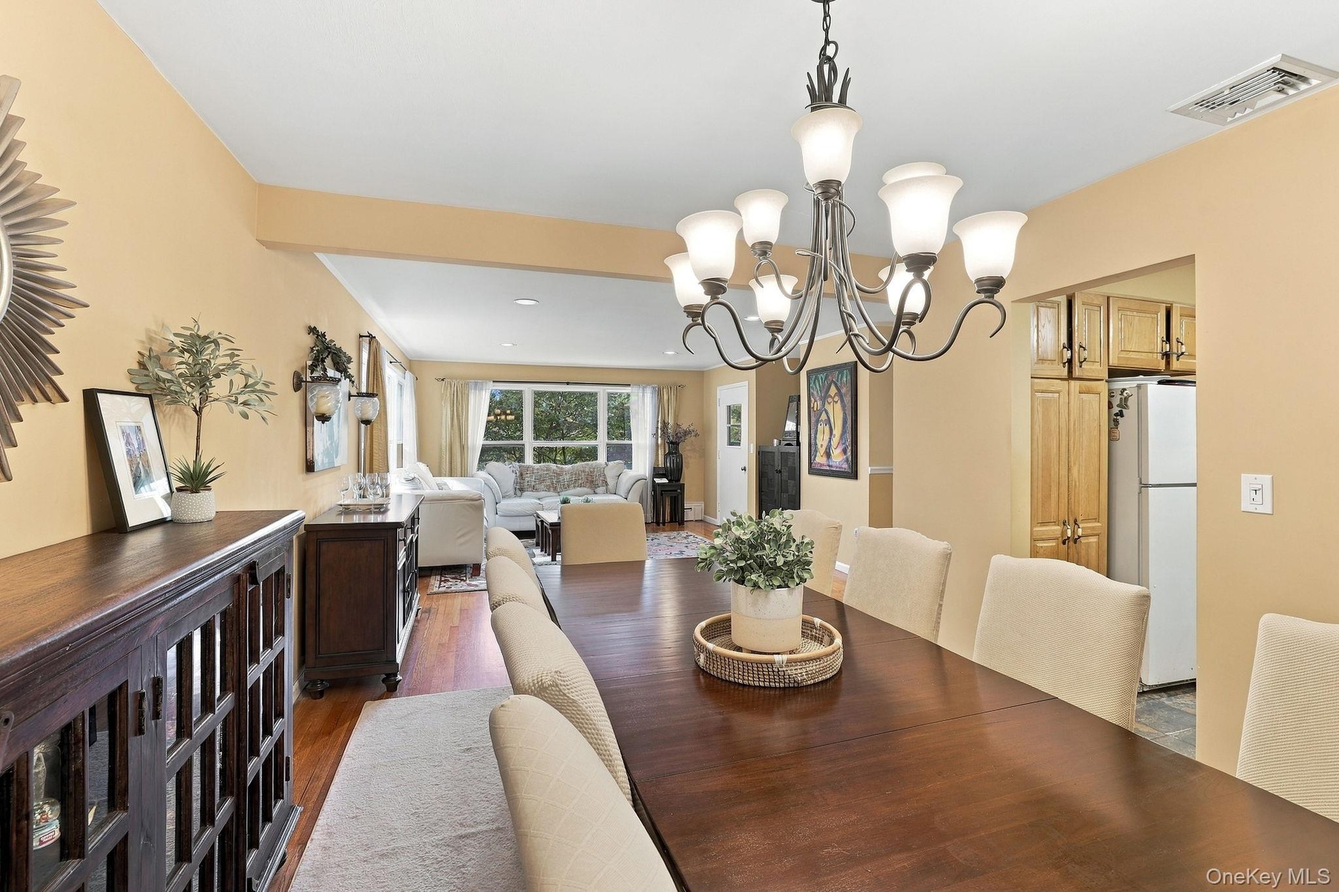 Dining Room to Living Room View