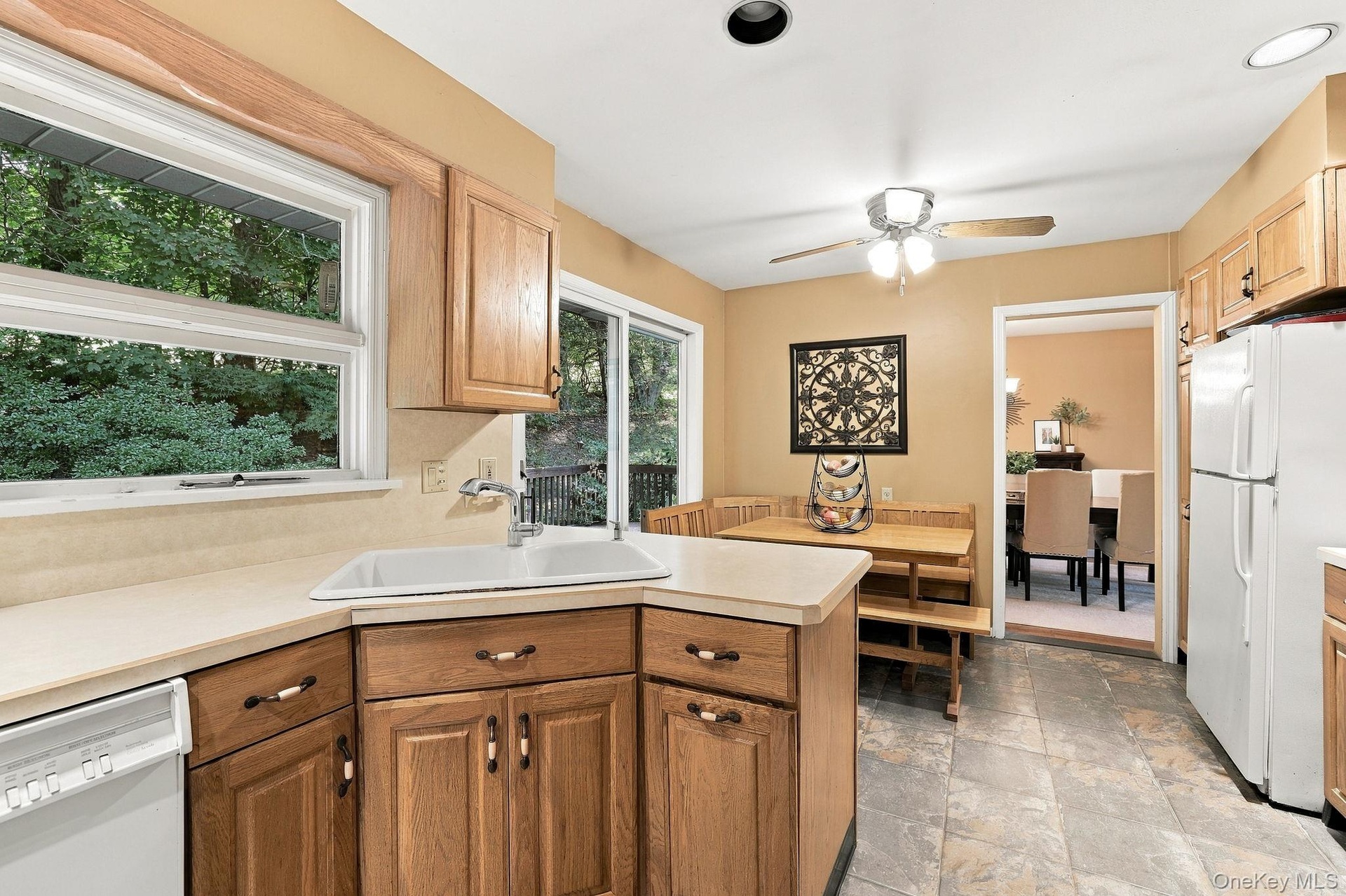 Eat-In Kitchen to Dining Room View