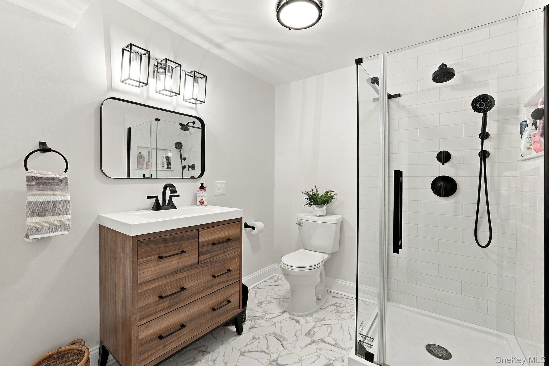Updated Lower-Level Bathroom
