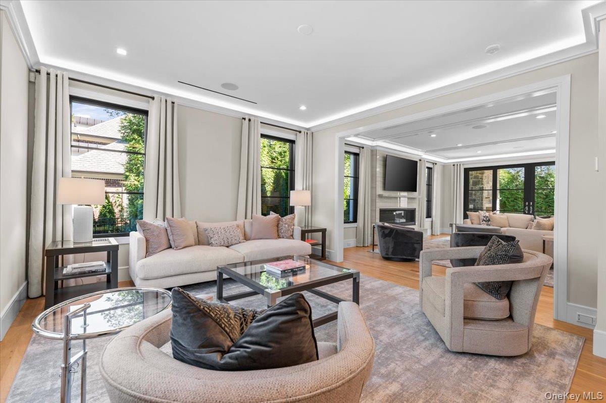 Formal Living Room with open layout