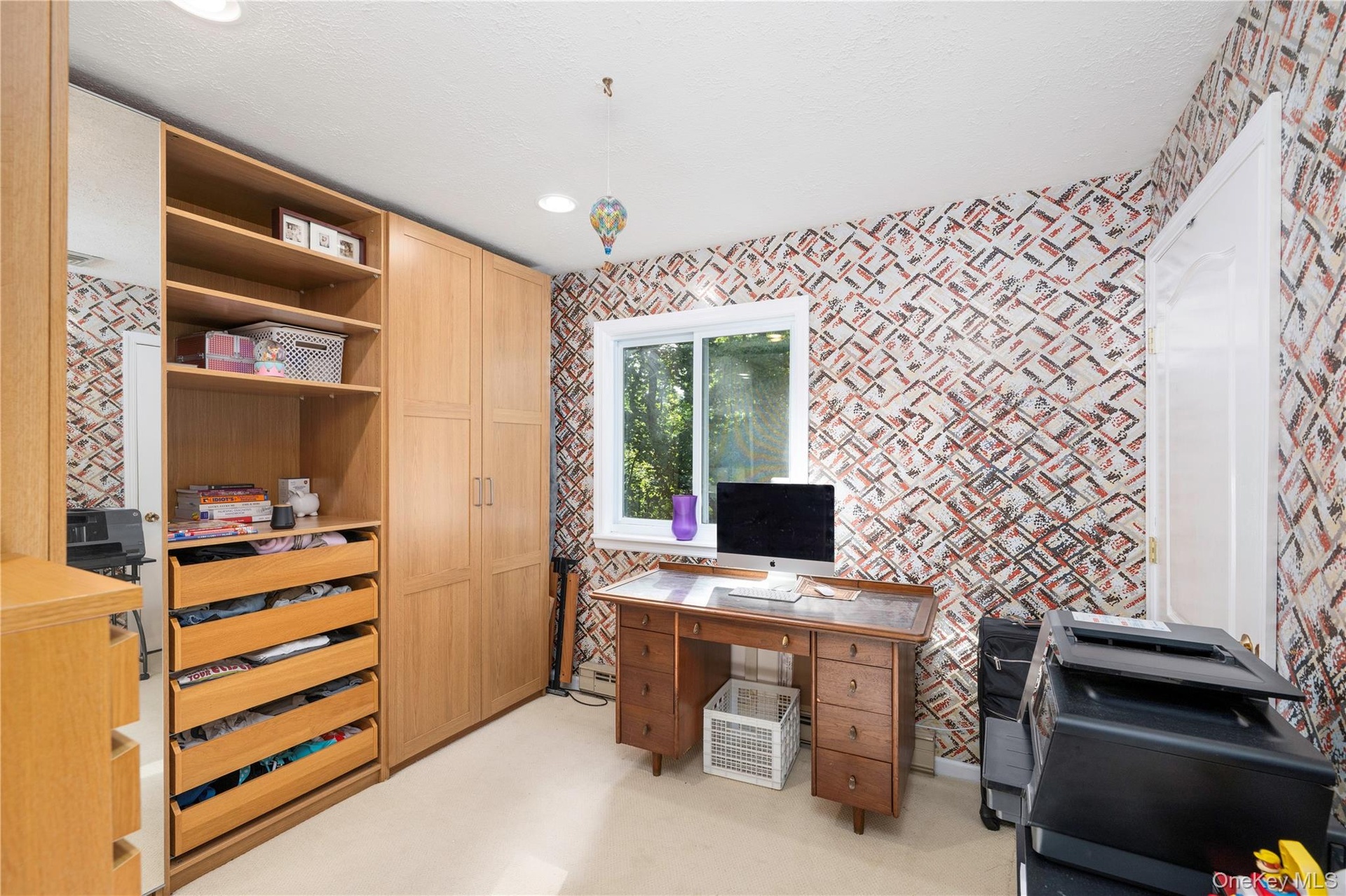 Room used as a closet.