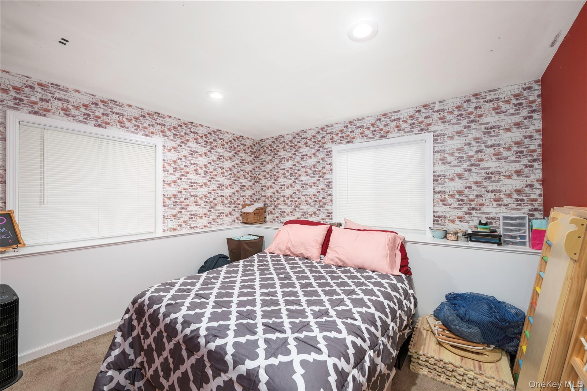 Bedroom on lower level.