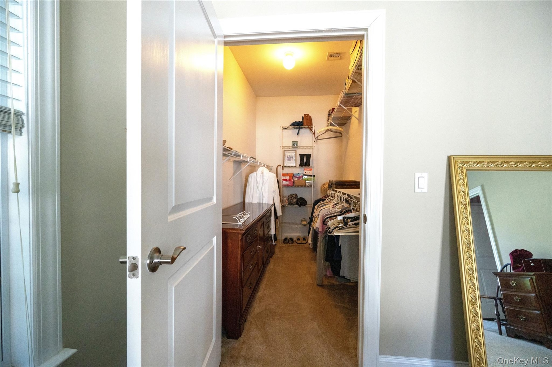 Walk in closet in Primary