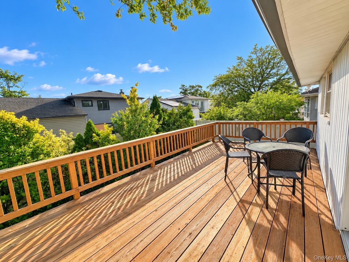 Wood Deck.