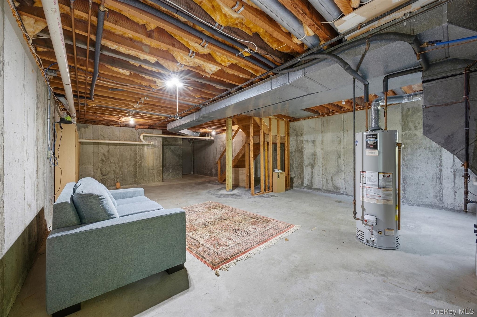 Huge unfinished Basement waiting for your ideas!