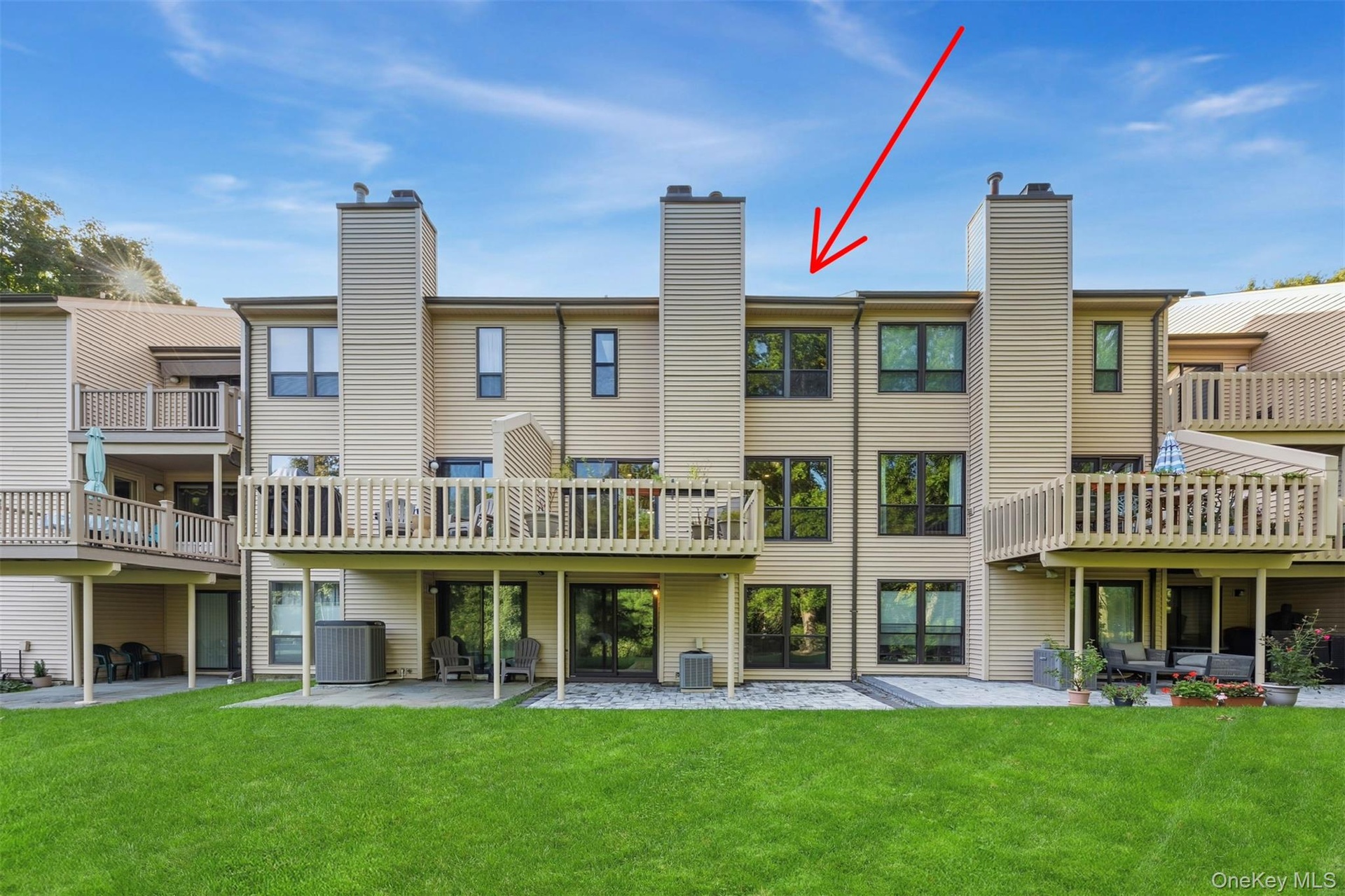 View of the back of your new home