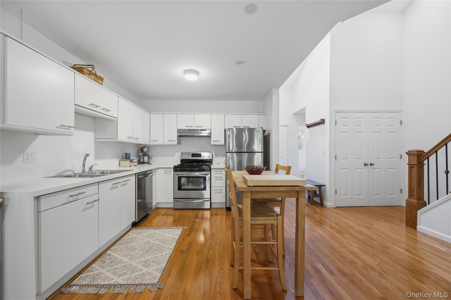 Alternate view of the Kitchen with the Laundry Closet on the right