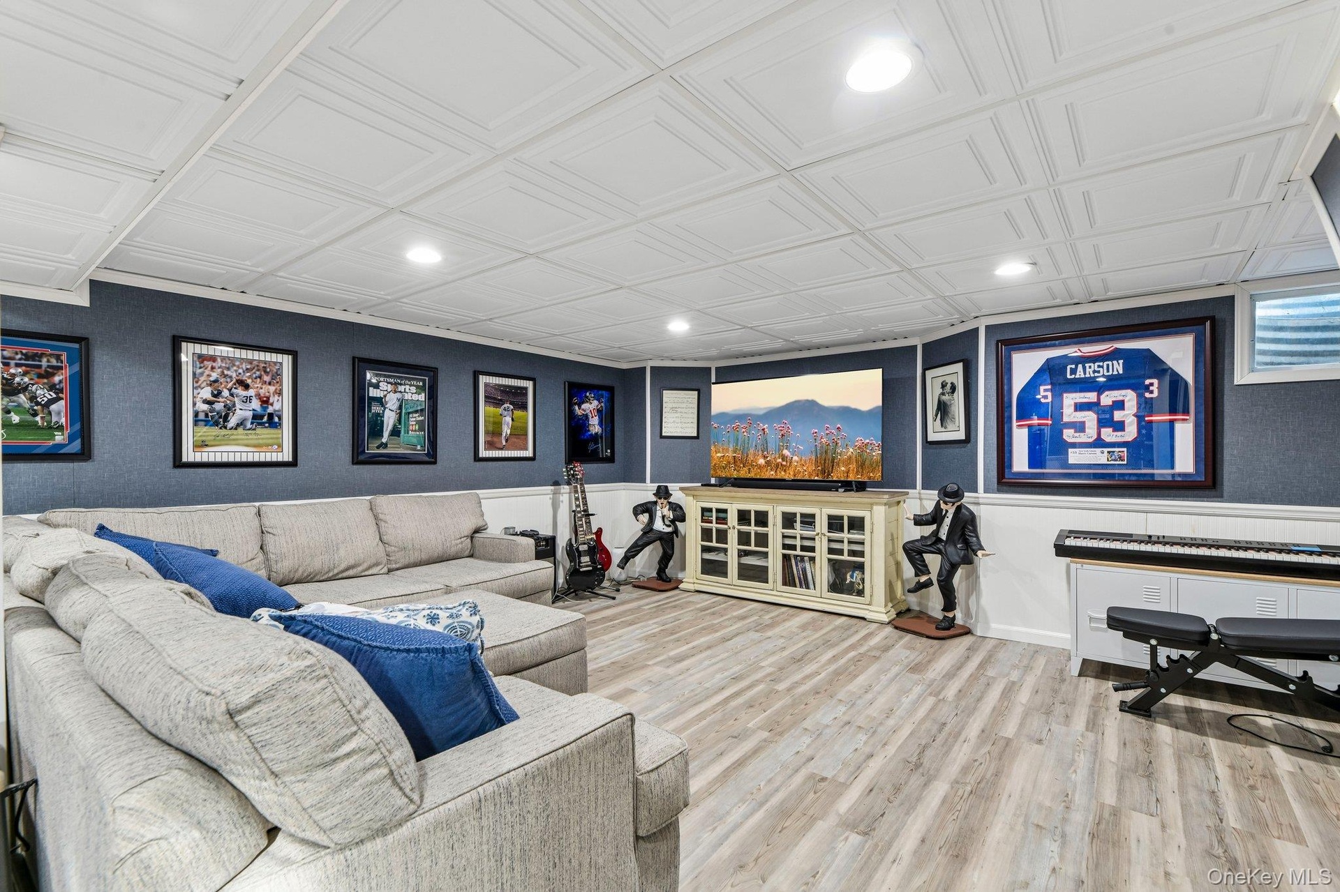 Finished basement - TV room