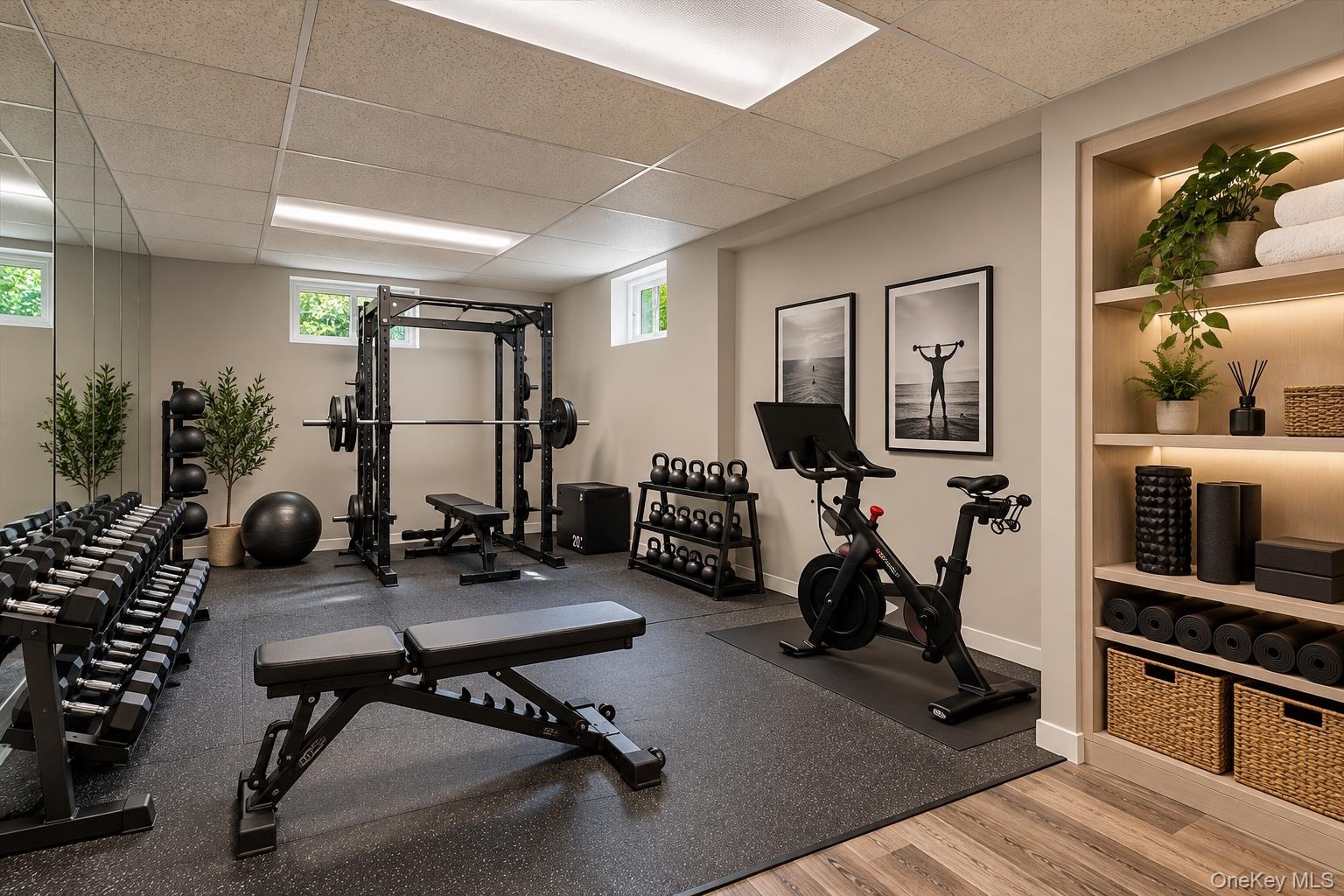 Virtually Staged Basement Bonus Room