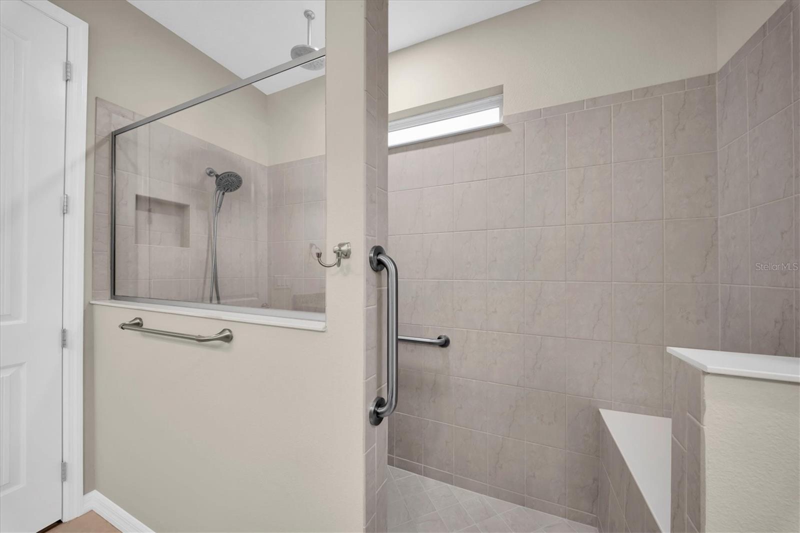 Bathroom with walk-in shower