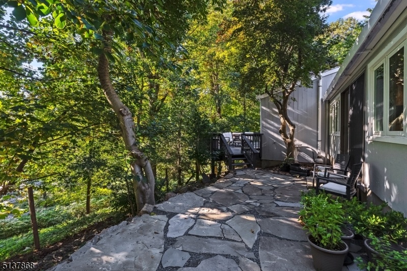 Stone patio