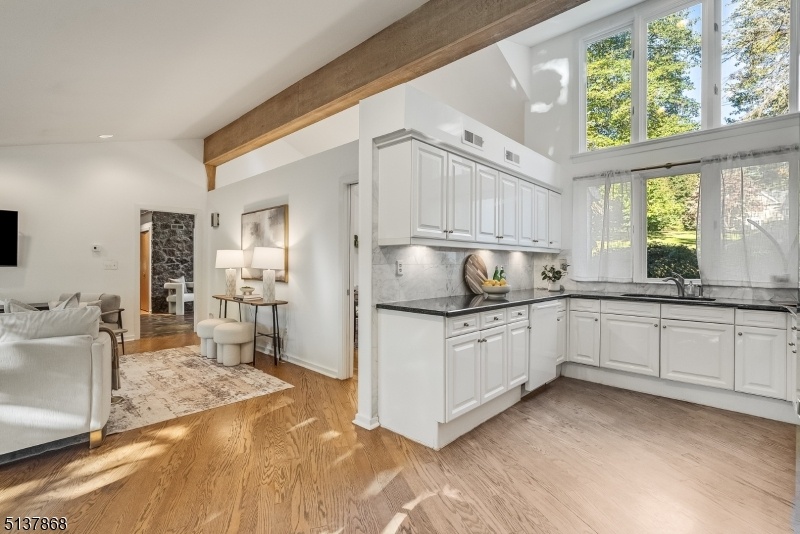 Kitchen open to Family Room