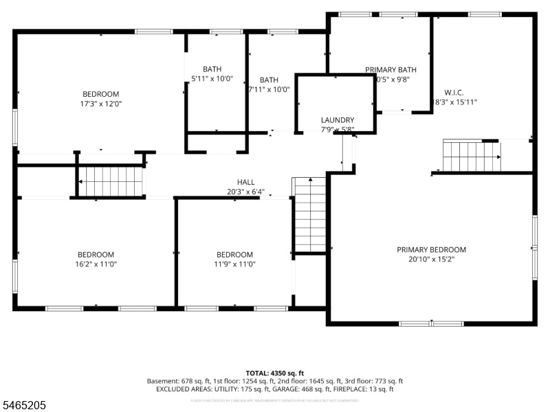 Upper-Level Floor plan