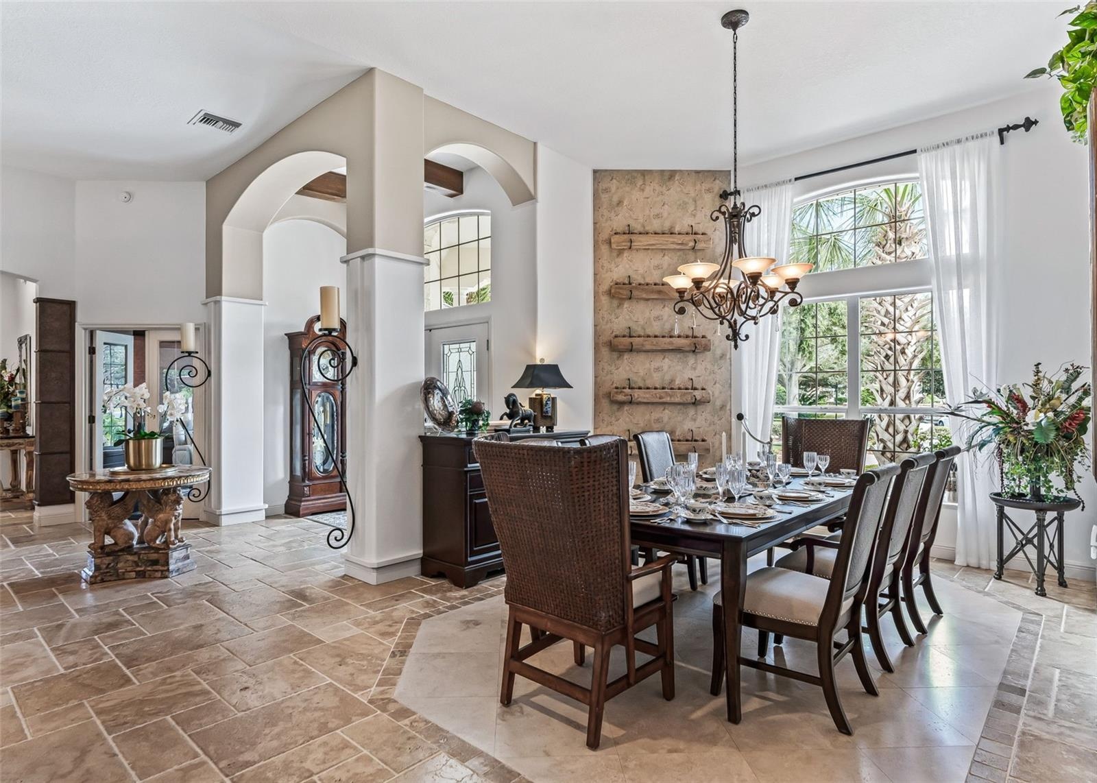 Gorgeous Floor to Ceiling Accent Wall