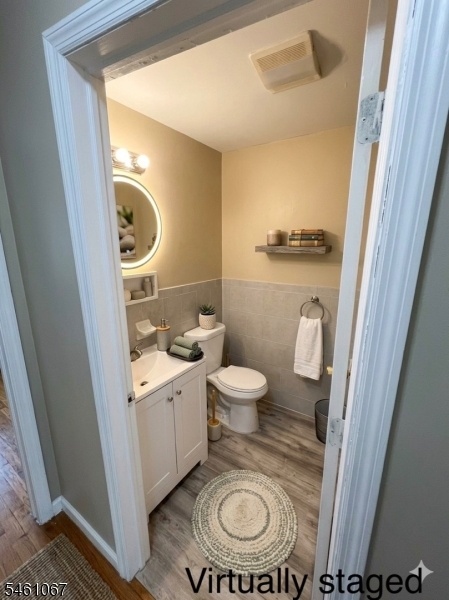 Hallway Bathroom Staged