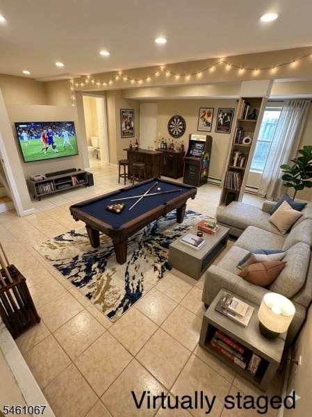 Basement Virtually Staged