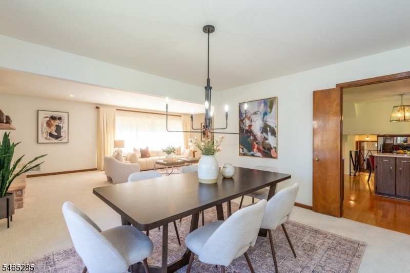 Dining room into Living Room