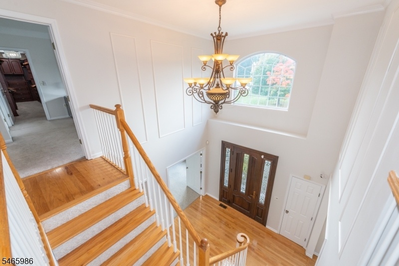View of foyer from second lev