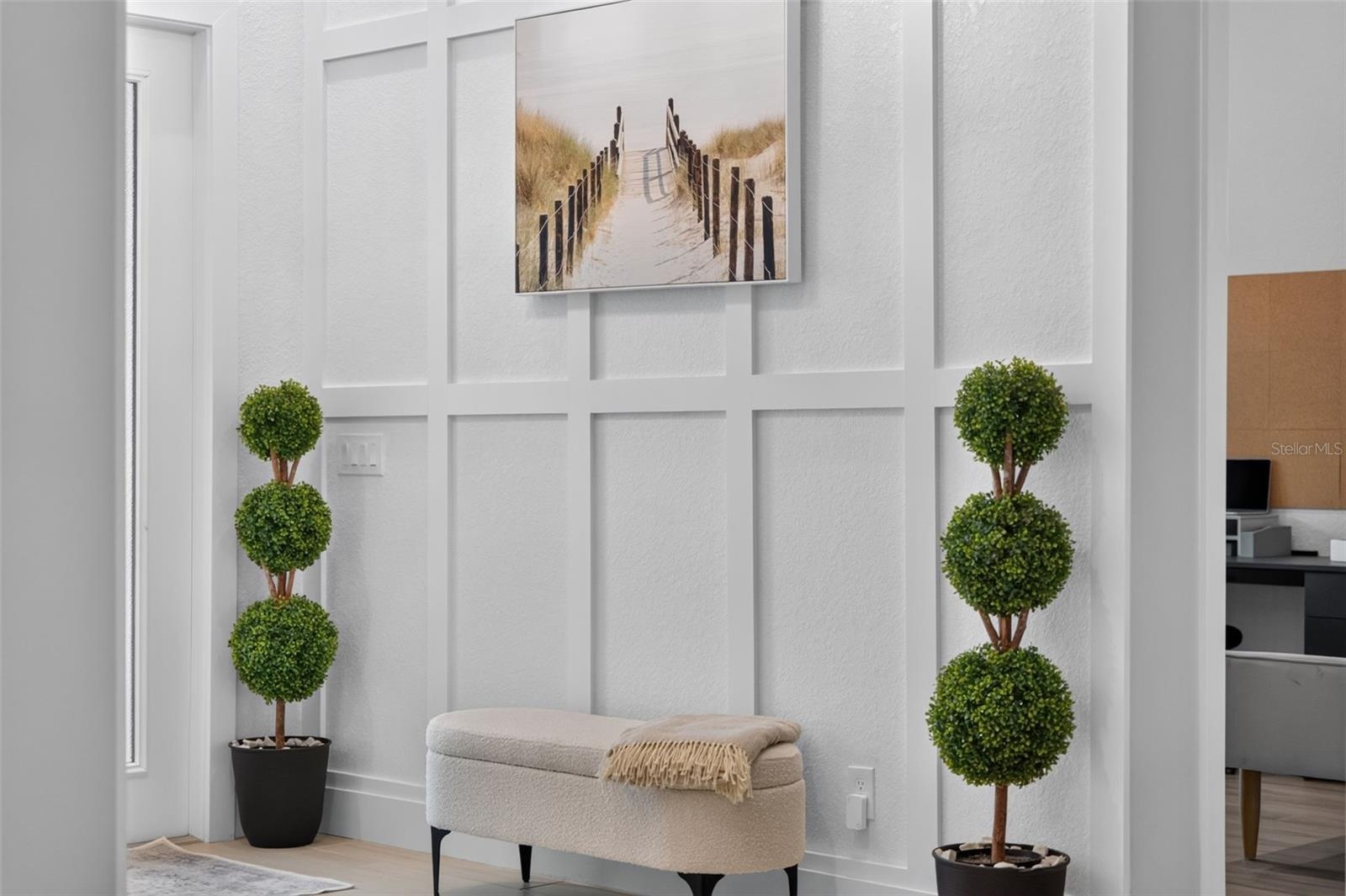Custom Foyer Woodwork