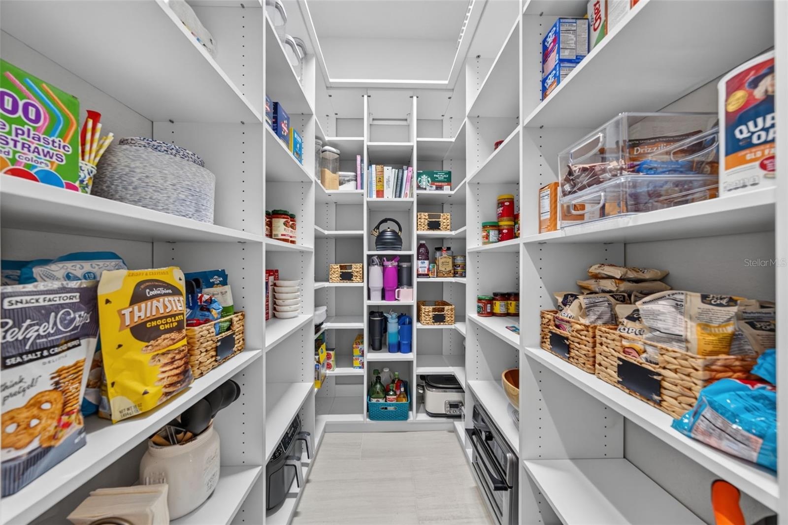 Spacious Custom Built-in Pantry