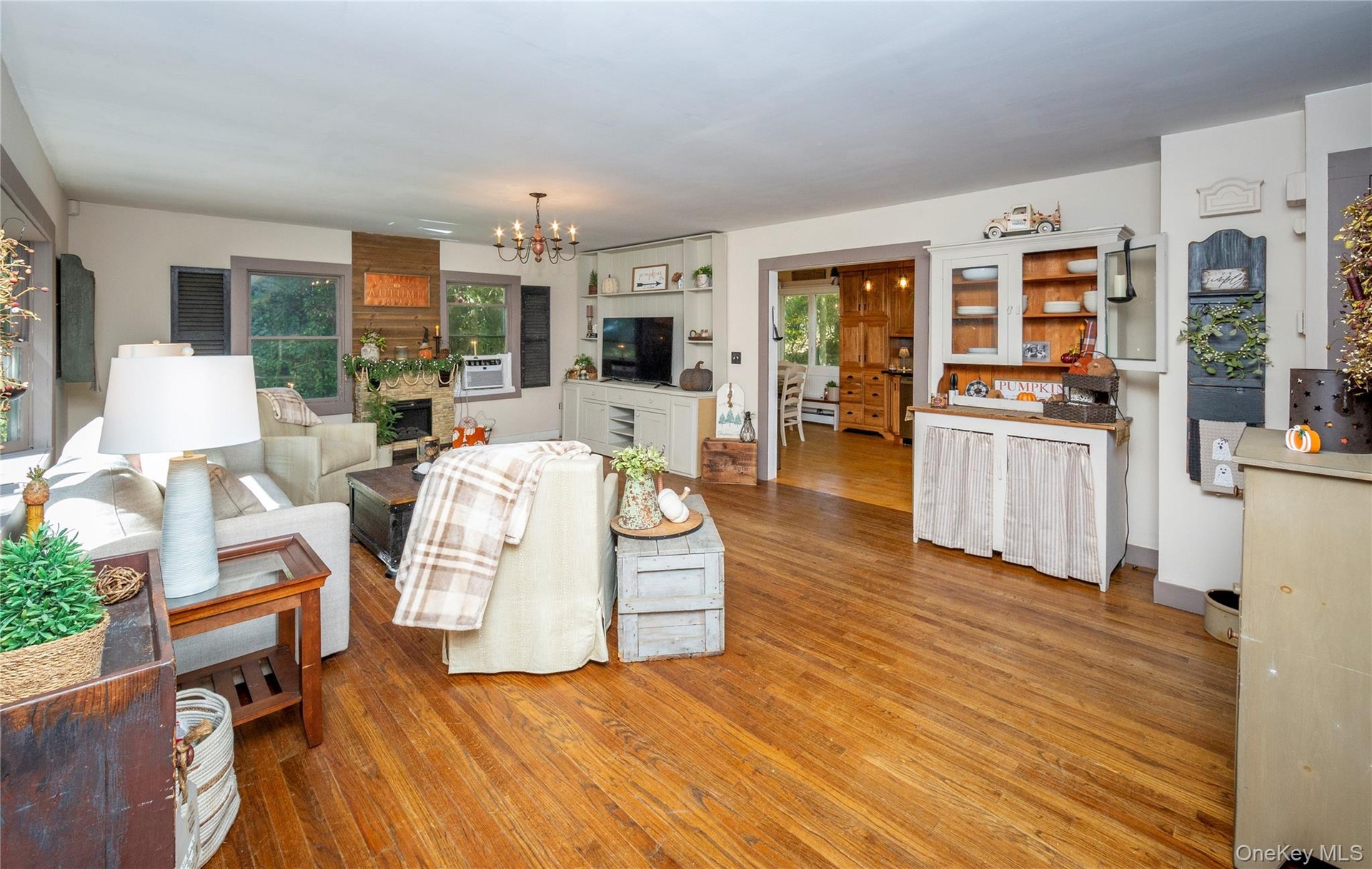 Custom built-in cabinetry.